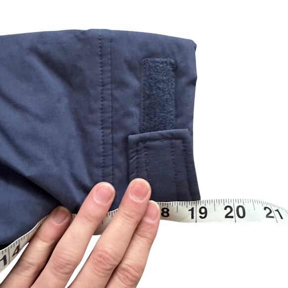 The Great. x Eddie Bauer The Hooded Parka Red Navy Colorblock - Picture 10 of 11